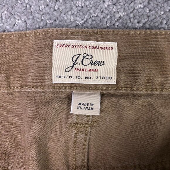 J. CREW 770 Corduroy Pants Men's 33 x 34 Measures 36 x 33 Brown Straight Fit - Picture 5 of 13
